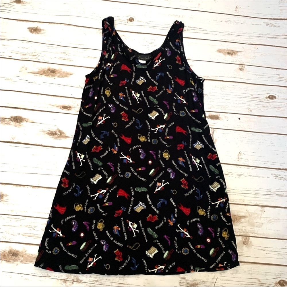 Jenny Helene Scoop Neck Sleeveless Shift Dress